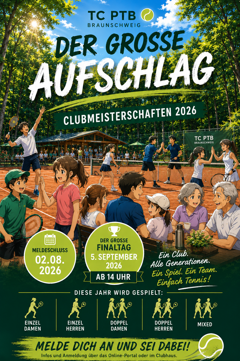 Clubmeisterschaften 2026 - der große Aufschlag - B-RUNDE